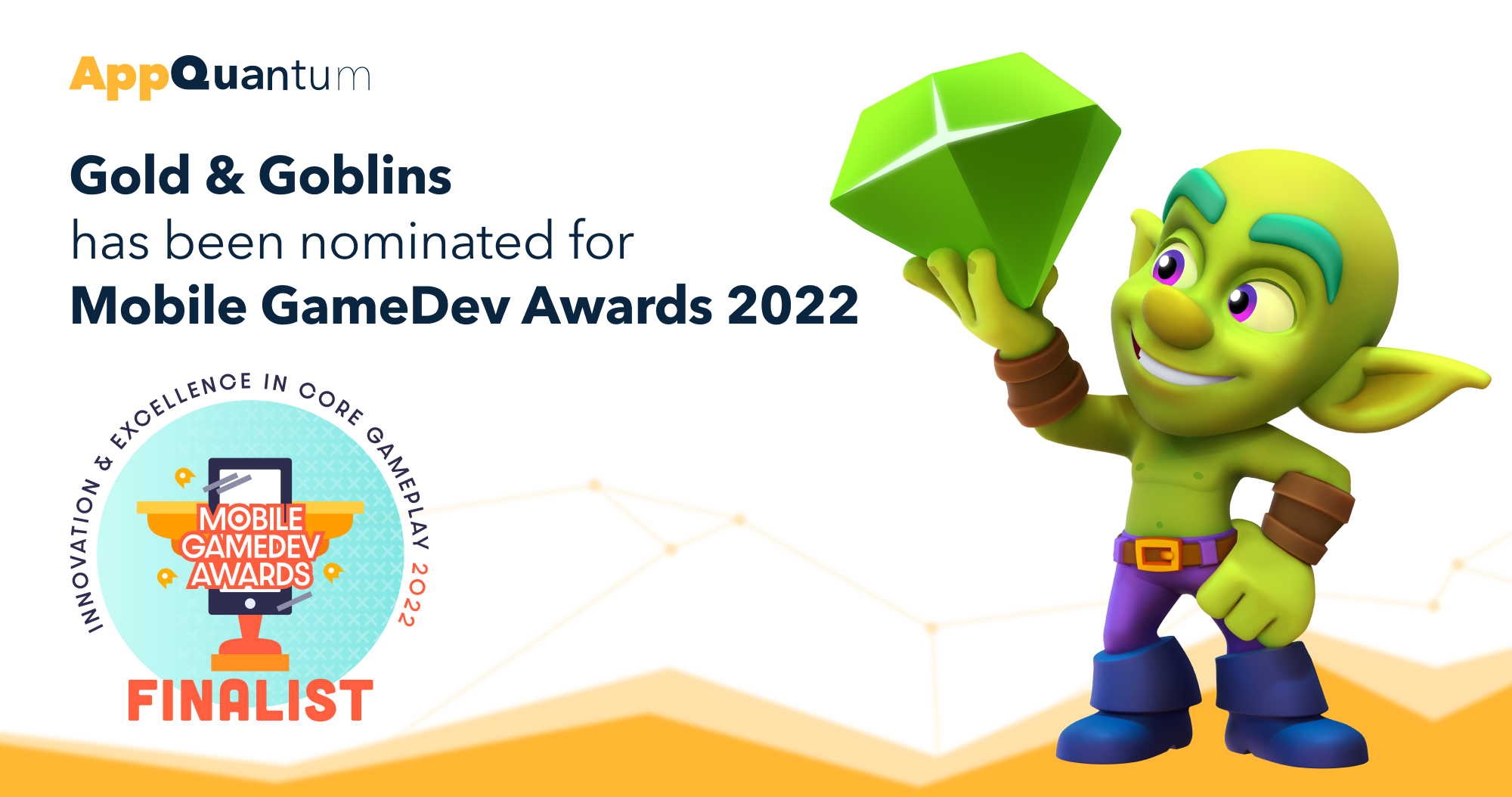 Gold & Goblins Has Been Nominated for Mobile GameDev Awards 2022!